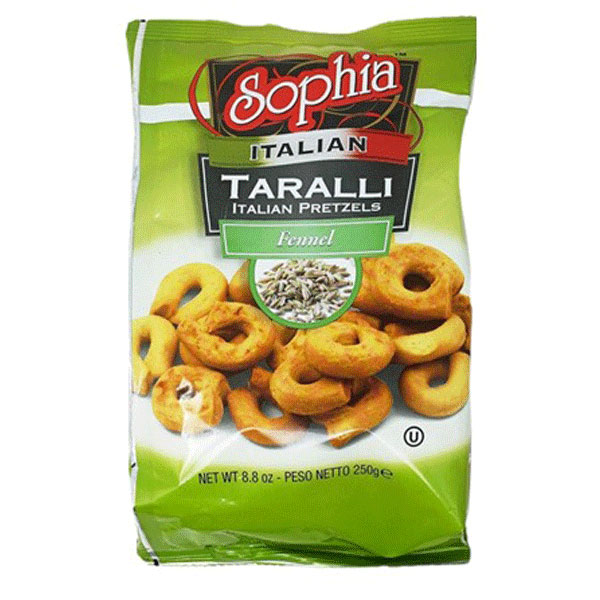 Dry Bread Rings Taralli-Fennel – 8.82 oz (250gr)